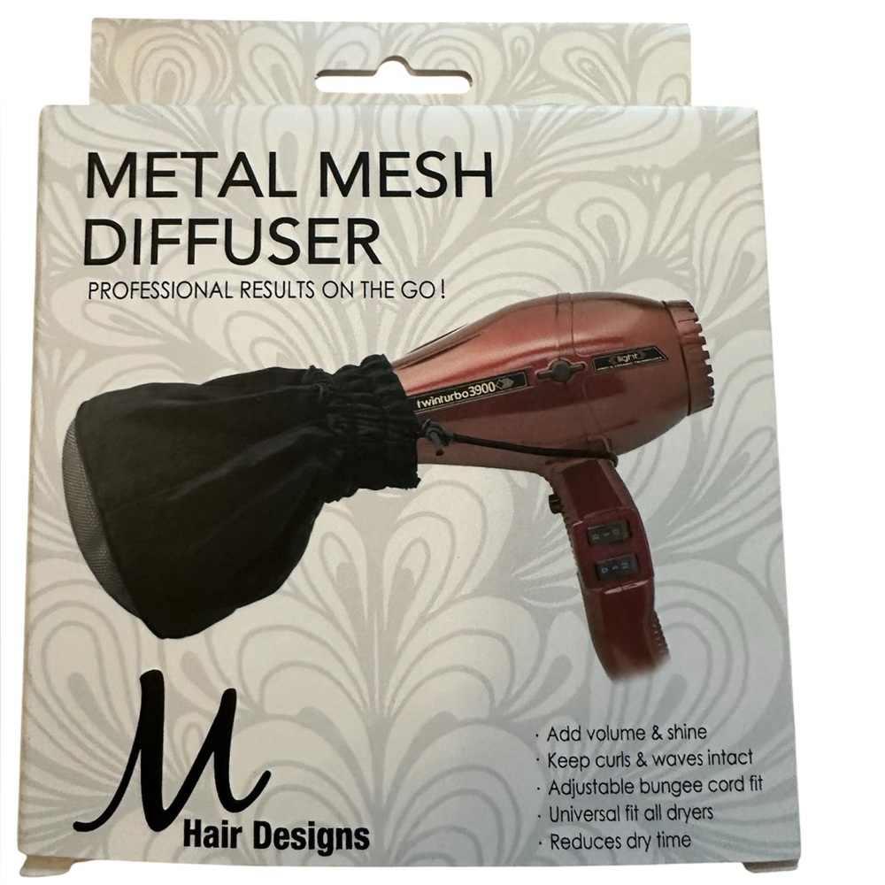 Black Metal Mesh Diffuser by Universal Fit Tool